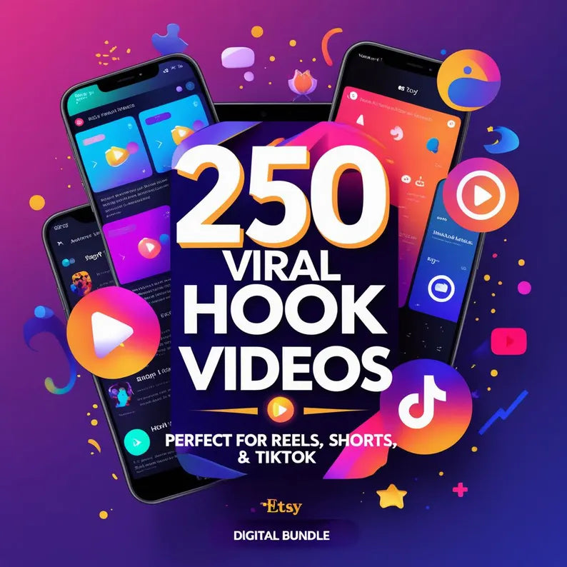 250 Viral Hook Videos | Engaging Short Form Content for Reels, Shorts & TikTok